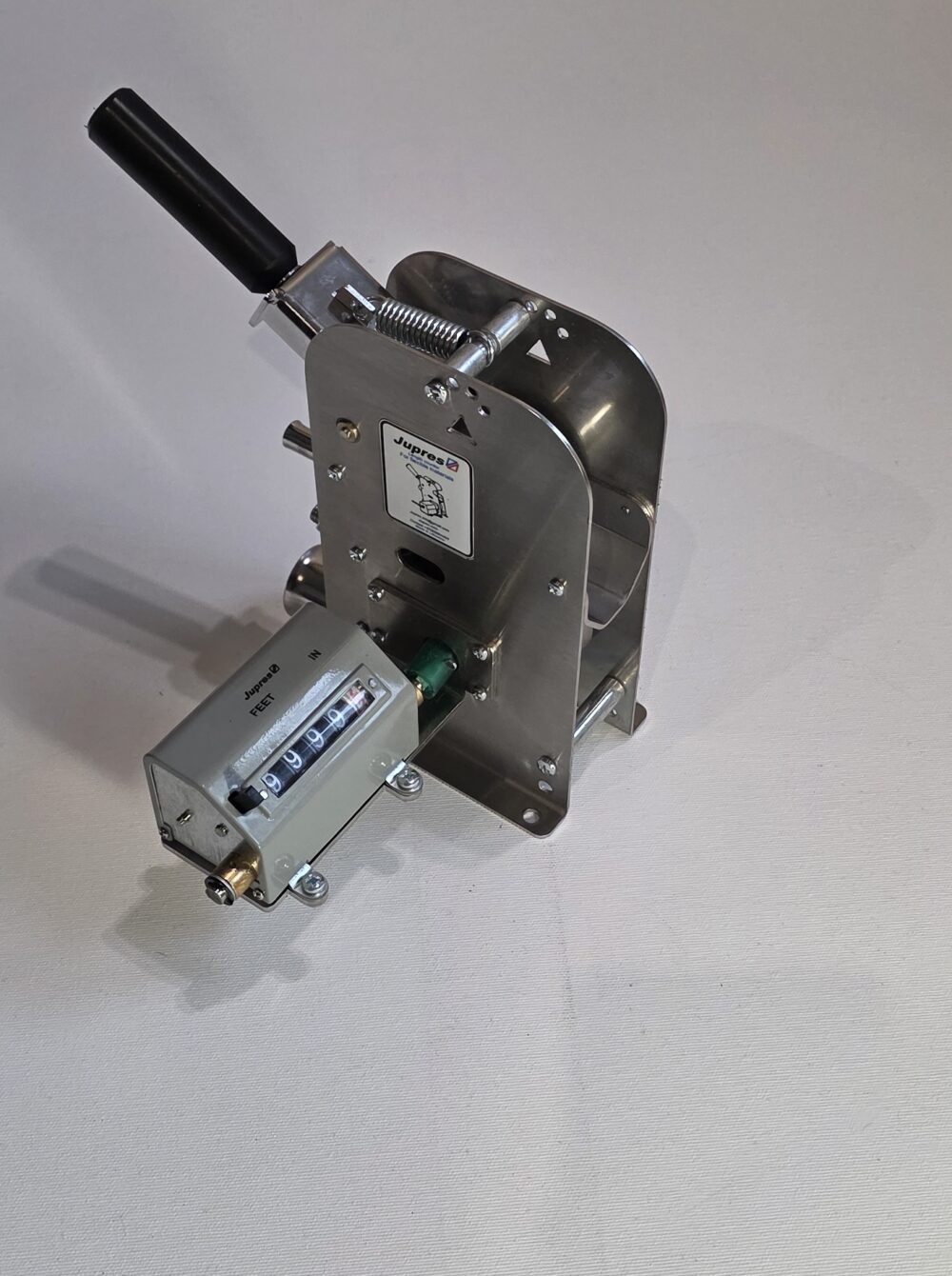 Wire cable length counter feet&inch type with polyurethane wheel
