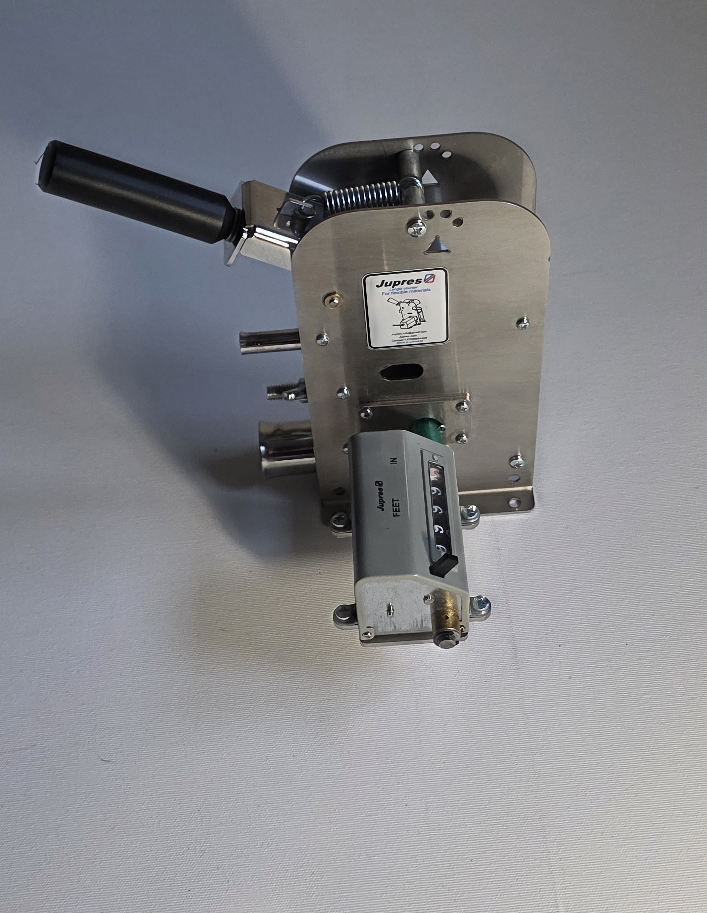 Wire cable length counter feet&inch type with polyurethane wheel